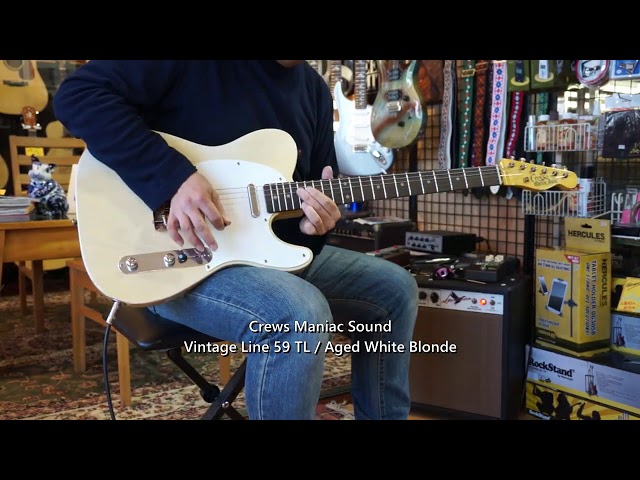 SP店】Crews Maniac Sound VL 59TL / Aged WBD - YouTube