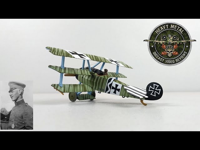 Fokker Dr.I Triplane WW1, Jasta 6, Ace Johannes Janzen, 1918