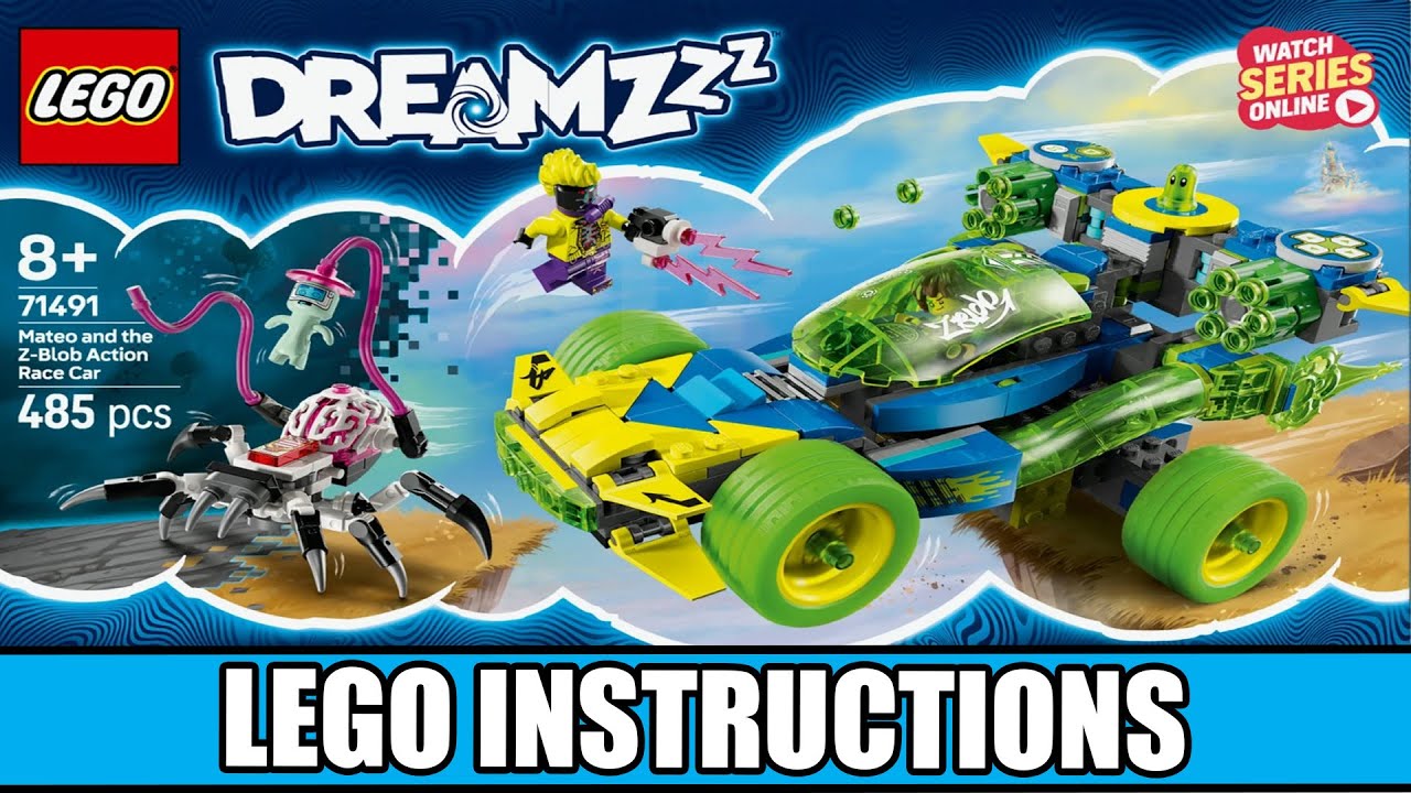 LEGO Instructions - DREAMZzz - 71491 - Mateo and the Z-Blob Action