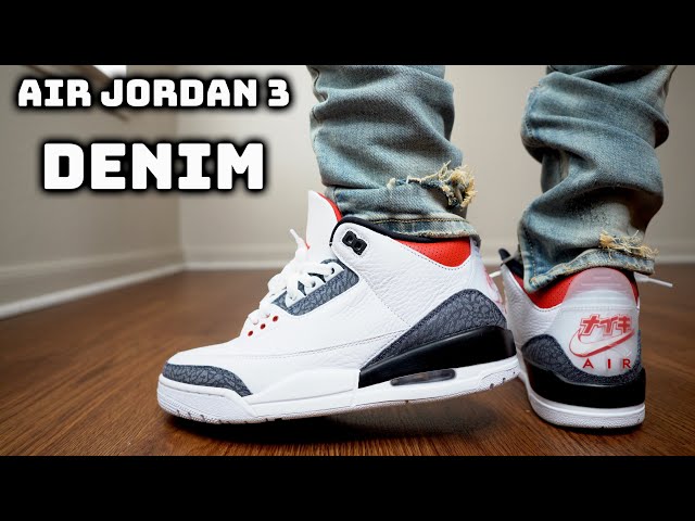 EARLY Air Jordan 3 Denim Tokyo Exclusive Review & On Feet | These