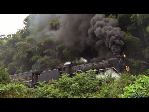 津和野に響く2輛の汽笛】SLやまぐち号 D51200号機 2025.9.21 Japanese