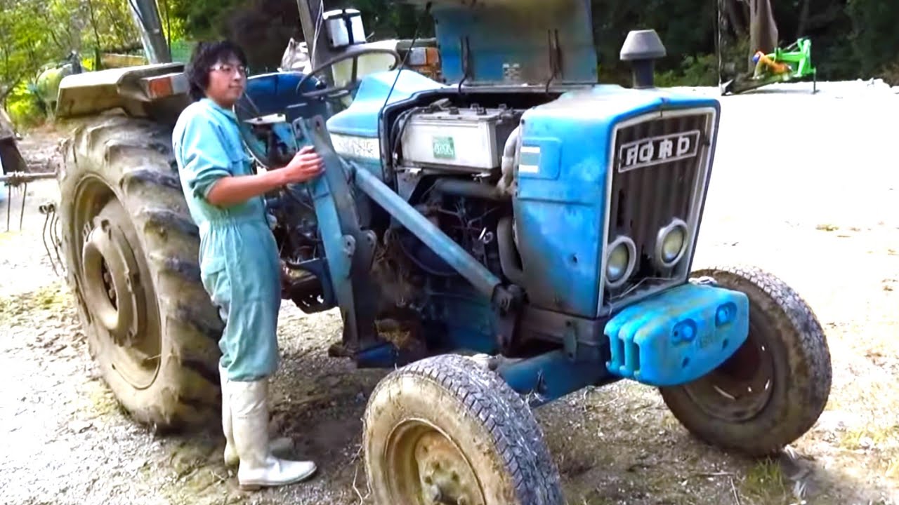 FORD] Ford 4600 Tractor 3-cylinder diesel engine sound A casual