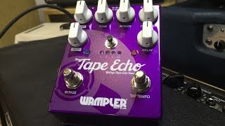 New V2 Wampler Faux Tape Echo gets 