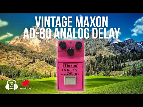 Vintage Maxon AD-80 Analog delay - YouTube