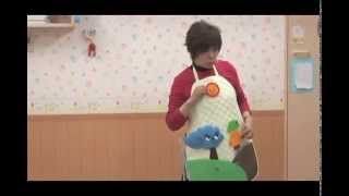 エプロンシアター(R)「きたかぜとたいよう」全編 - YouTube