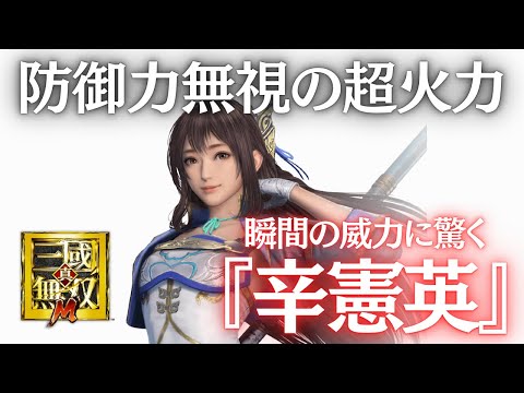 防御力無視の超火力！瞬間の威力に驚く！『辛憲英』【真三国無双M‬