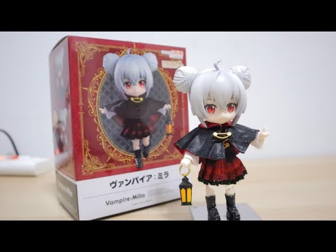 開箱】ねんどろいどどーる ヴァンパイア：ミラ 黏土娃 吸血鬼 米菈
