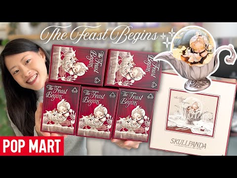 SKULLPANDA The Feast Begins (Crystal Ball + Blind Boxes) Unboxing