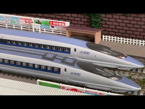 TOMIX KATO 500系新幹線 『のぞみ』 長い~長い~16両の走行 Nゲージ