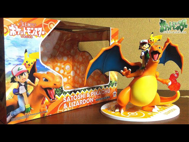 Pokemon G.E.M. Pocket Monster Series SATOSHI&PIKACHU&LIZARDON