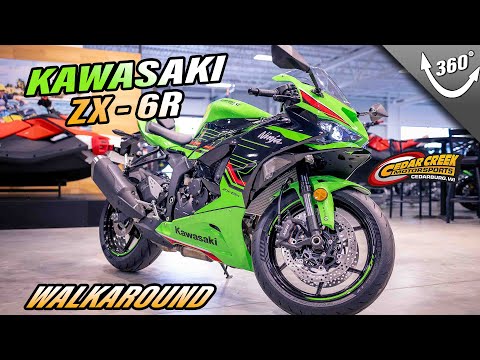 Walkaround | 2024 Kawasaki Ninja® ZX™-6R ABS KRT Edition - YouTube