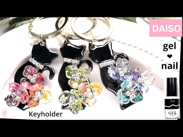 黒猫ちゃん❤︎お花がいっぱいキーホルダー❤︎人気抜群！！初心者さん