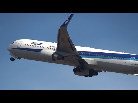 ANA Boeing 767-300ER JA625A Takeoff from NRT 34R - YouTube