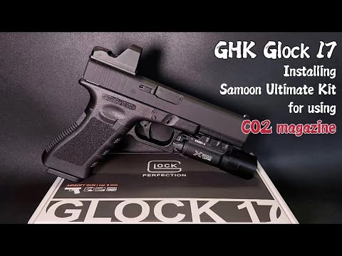GHK Glock 17 CO2 Upgrade Kit installation - YouTube