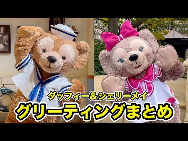 2024】ダッフィー＆シェリーメイとのグリーティングまとめ！ - YouTube