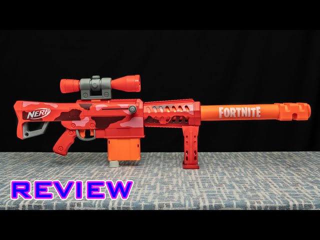 REVIEW] Nerf Fortnite Heavy SR | MEGA Sniper Rifle! - YouTube