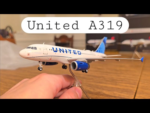 Gemini Jets 1/200 Airbus A319 United Unboxing + Comparison 4K