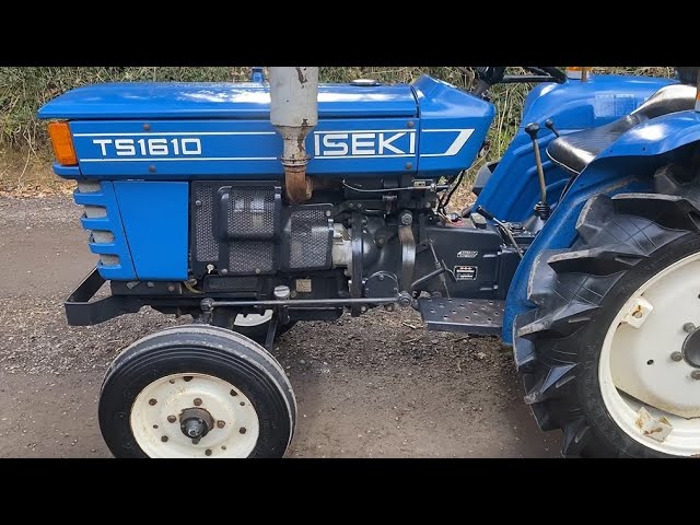 ISEKI TS1610 2WD Compact Tractor & Rotavator - YouTube