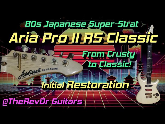 1980s Aria Pro II RS Classic Made in Japan Super Strat from crusty