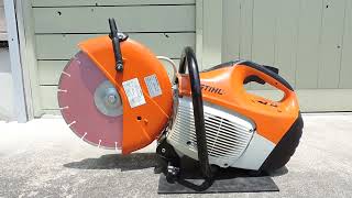 STIHL スチール エンジンカットオフソー：TS410 動作確認動画 エンジン