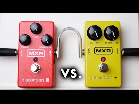 MXR Distortion + vs. MXR Distortion III - YouTube