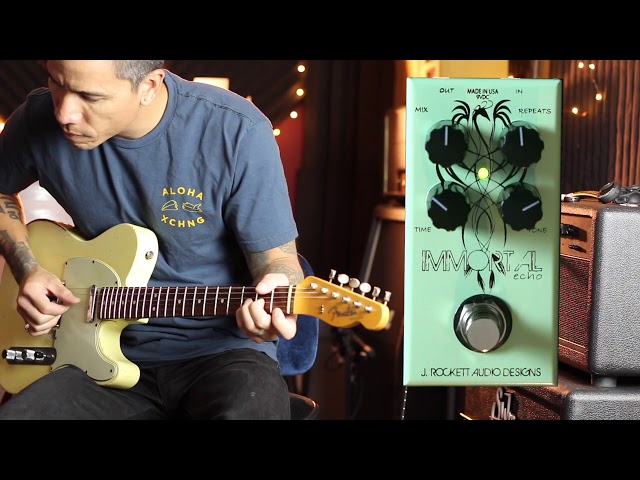 J Rockett Immortal Echo pedal - demo by RJ Ronquillo - YouTube