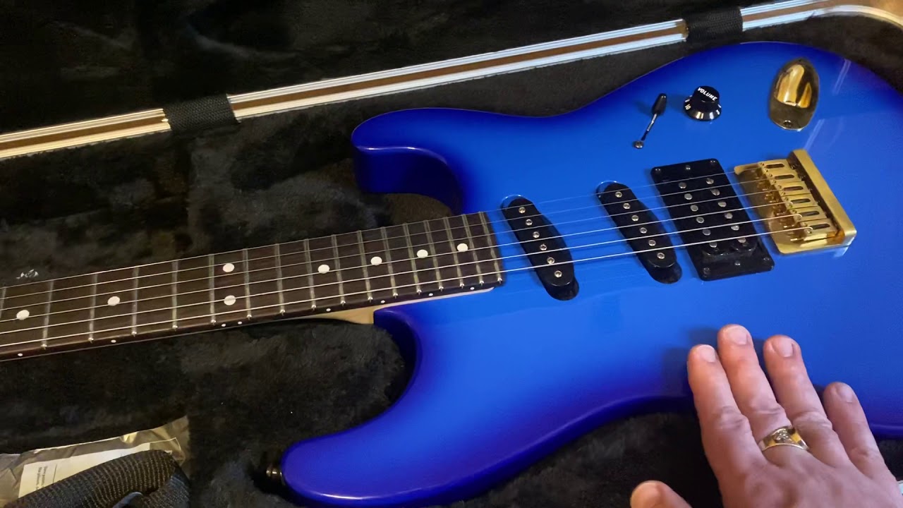 Charvel Jake E Lee Blue Burst - YouTube