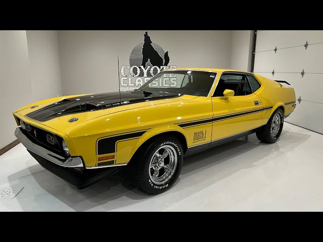 1971 Mustang Mach 1 Review & Test- Drive - YouTube