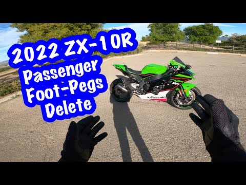 2022 Kawasaki Ninja ZX-10R | New Mods | Passenger foot-pegs Delete