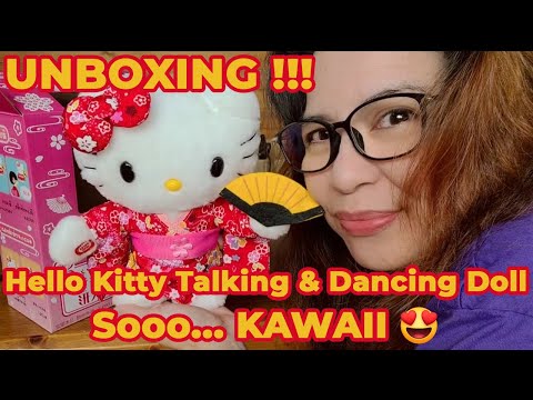 UNBOXING! HELLO KITTY Talking Dancing Kimono Doll - KAWAII CULTURE