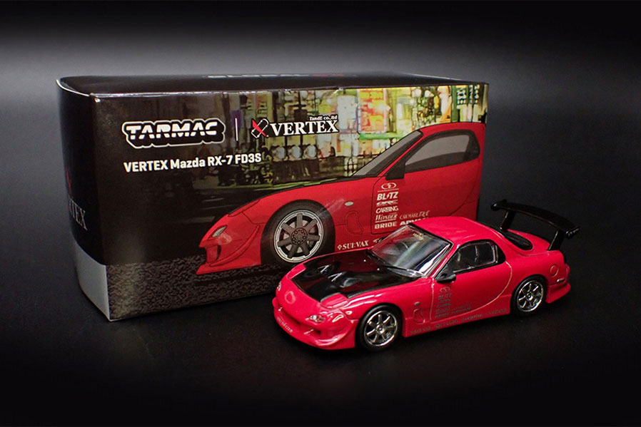 T64G-022-RE 1/64 VERTEX Mazda RX-7 FD3S Red | LINE UP | [公式