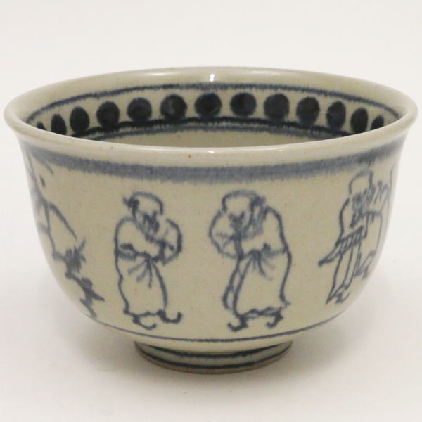 茶器/茶道具 抹茶茶碗】 膳所焼き 安南写し 七賢人 陽炎園作 – 今屋静香園