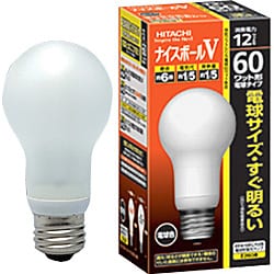 ヨドバシ.com - 日立 HITACHI 電球形蛍光灯 ナイスボールV E26口金