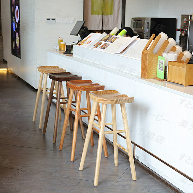 楽天市場】スツール ハイタイプ 木製 おしゃれ 北欧 人気 椅子