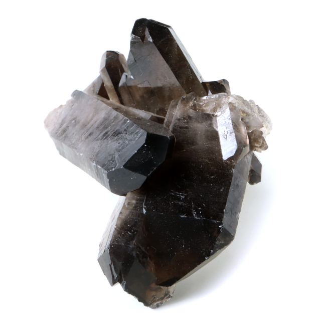 スモーキークォーツ クラスター 天然石 水晶 原石 煙水晶 置き物 322g