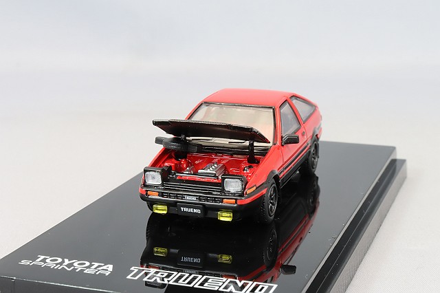 ホビージャパン 1/64 トヨタ スプリンター トレノ GT APEX (AE86) JDM