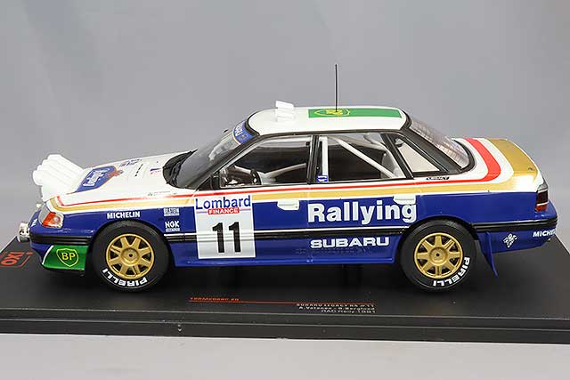 hpi MIRAGE 1/43 スバル レガシィ RS 1992 ラリー スウェーデン #11 P