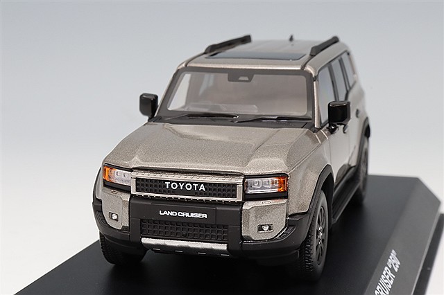 トヨタ ランクル250 ミニカー ZX サンド×ライトグレー 内装ブラウン
