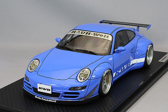 イグニッションモデル 1/18 RWB 993 パープルメタリック/WORKマイ