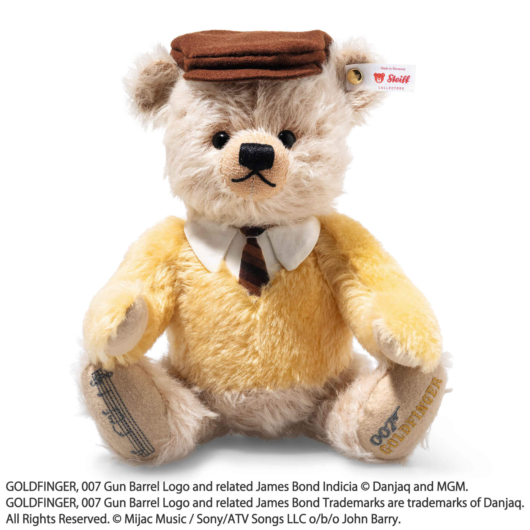 オーリック・ゴールドフィンガー テディベア（ジェームズ・ボンド