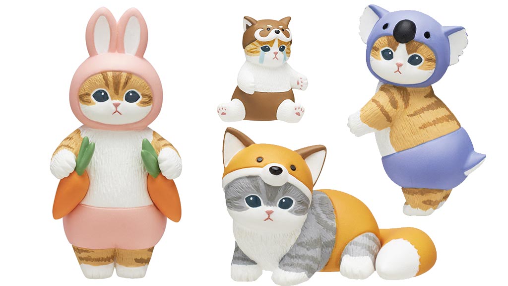 mofusand「にゃんぱんつ！」がカプセルフィギュアに！ かわいさ爆発