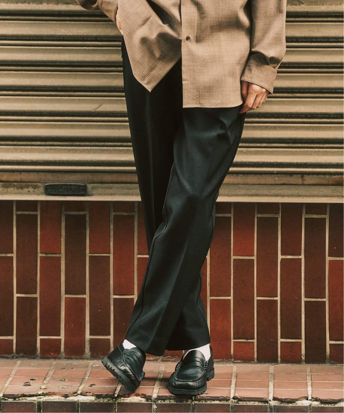 4WAYストレッチ” 1タックパンツ（スラックス）｜417 EDIFICE（フォー