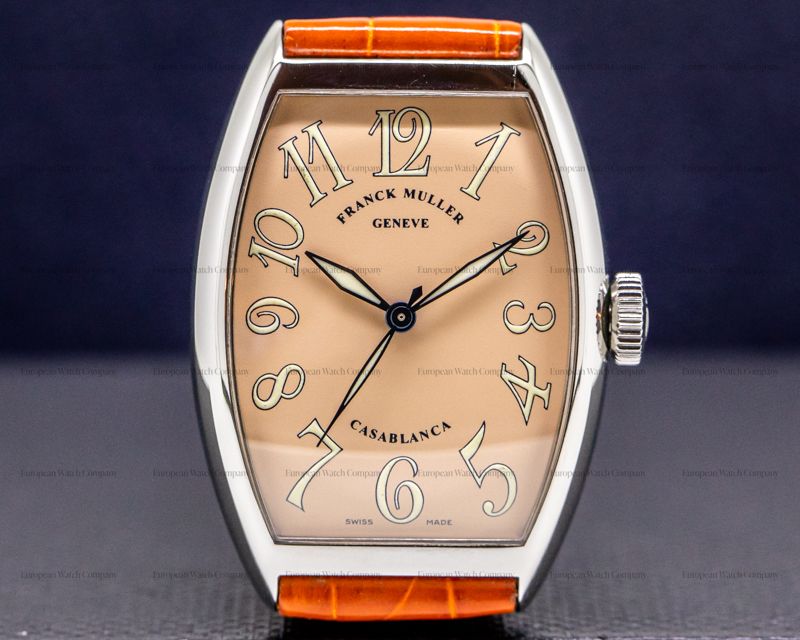34778) Franck Muller Casablanca SS Salmon Dial | European Watch