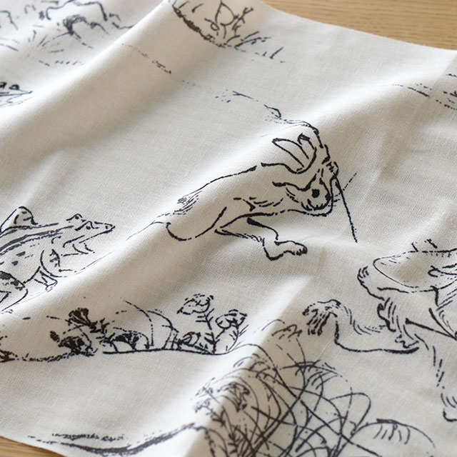 手捺染手拭い 鳥獣戯画｜かばんの中身｜中川政七商店 公式サイト