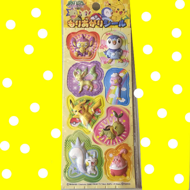 ポケモン - ポケットモンスター ダイヤモンド&パール もりあがりシール