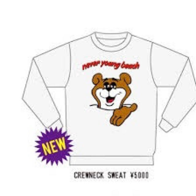 Santa Monica - never young beachくまスウェットグレーの通販 by くま