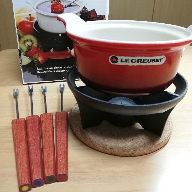 LE CREUSET - LE CREUSET ル クルーゼ ミニフォンデュセットの通販 by