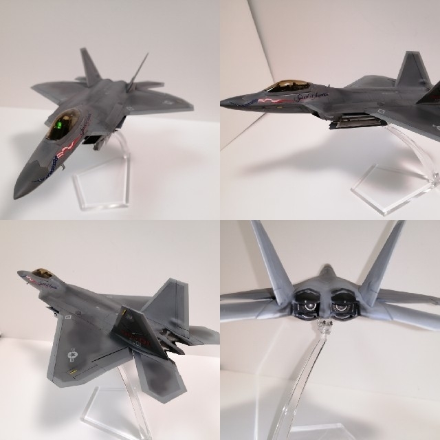 タミヤ 1/72 F22 ラプター☆完成品☆の通販 by shin-go's shop｜ラクマ