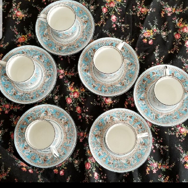 WEDGWOOD - 旧刻印/ウェッジウッド/フロレンティーンターコイズ