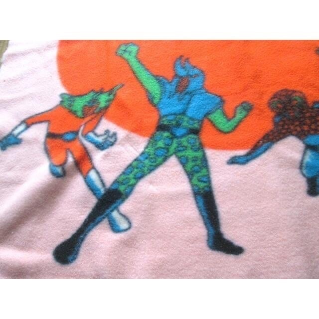 昭和レトロ♪仮面ライダー♪毛布♪ブランケット♪エクスラン♪超希少